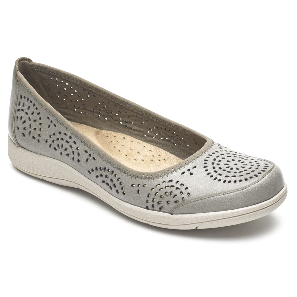 Rockport Slip-Ons Dame Grå - Daisey Ballet - HOUS53491